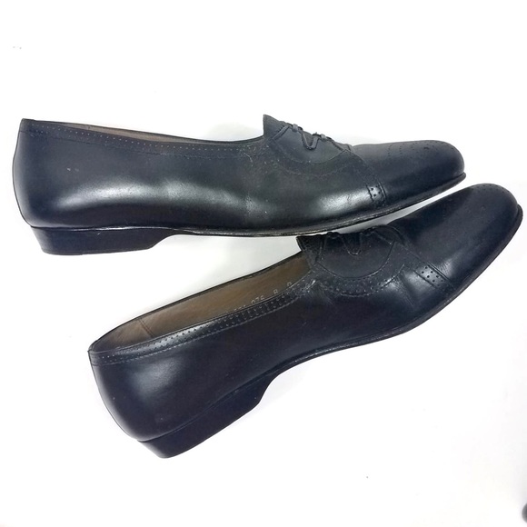 LUCIANO MIAMI Leather Dress Cowboy Western Shoes 8 - Picture 4 of 8